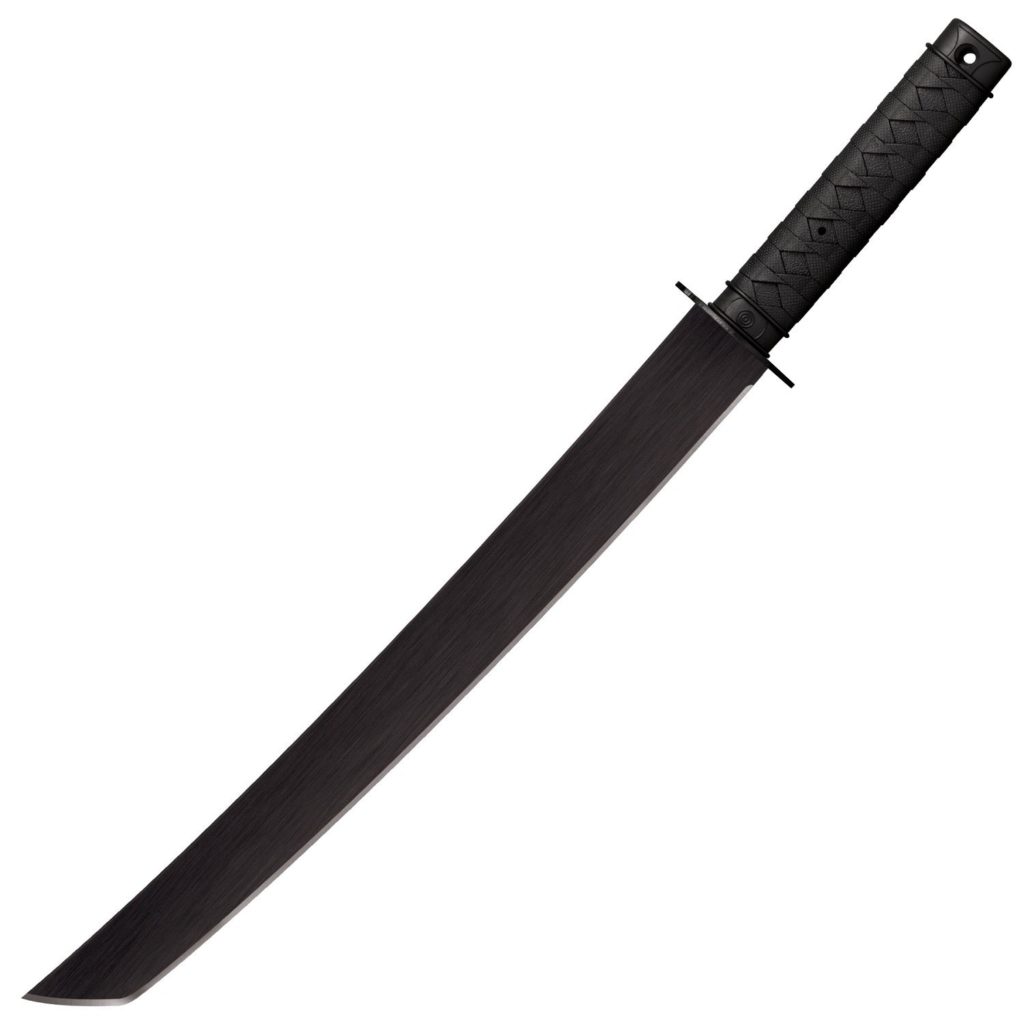 Cold Steel Tactical Wakizashi Machete 25" Length, Black, 18"