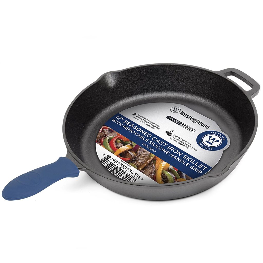 Westinghouse WFL100A Series Seasoned Cast Iron 12-Inches Skillet
