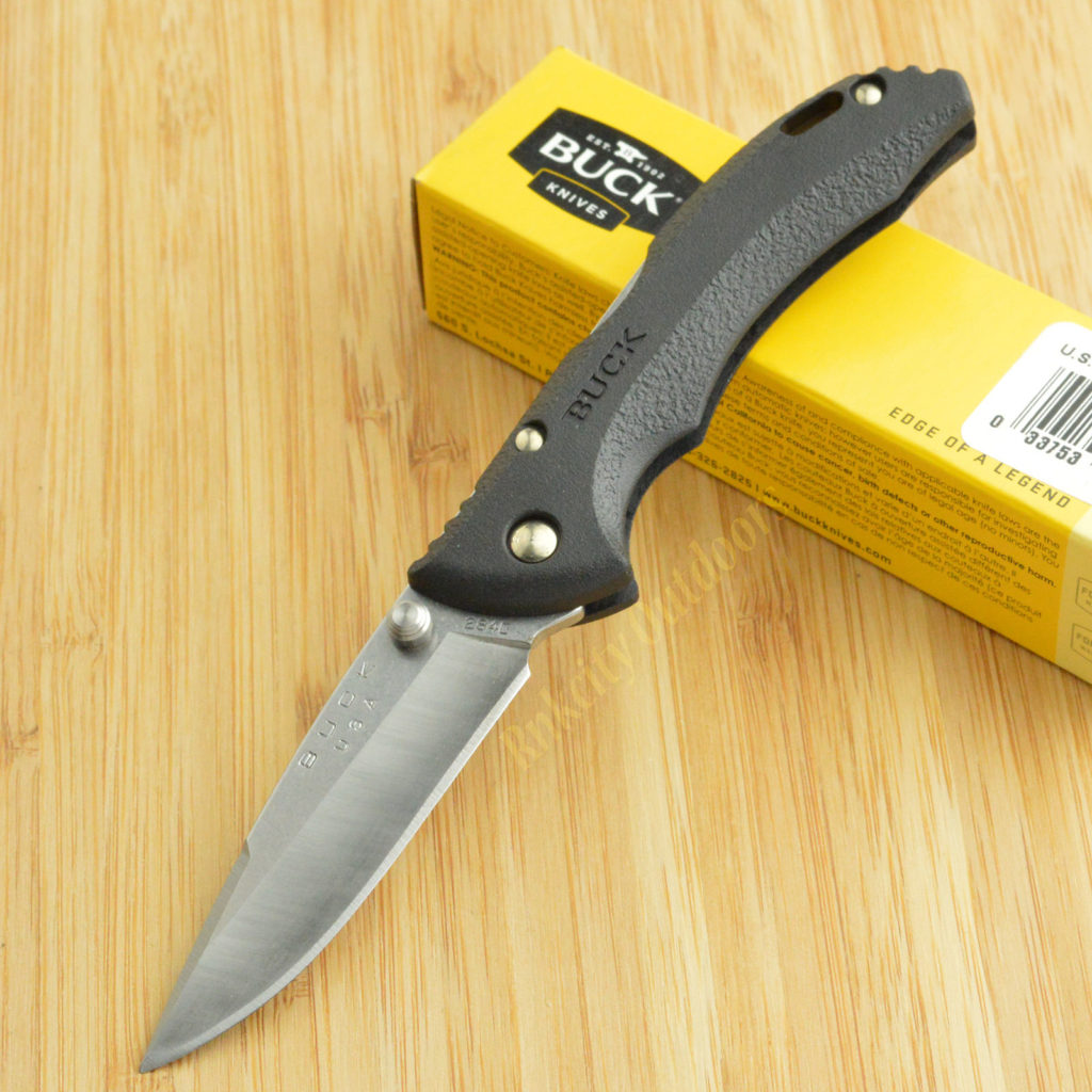 Buck Knives Bantam BBW 420HC Black Thermoplastic Lockback Folding Knife 284BKS