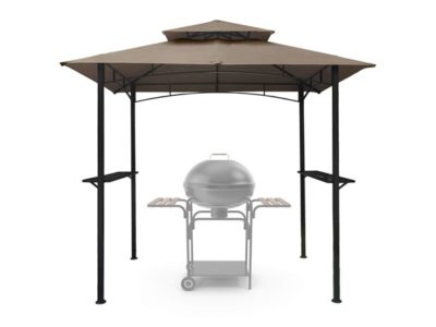 AsterOutdoor 8x5 Outdoor Grill Gazebo 2-Tier Vented BBQ Canopy