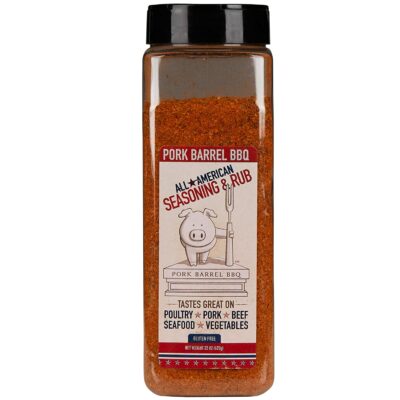 BBQ Rub I Pork Barrel BBQ All American Spice BBQ Seasoning Mix, Dry Rub Perfect for Chicken, Beef, Pork, Fish and More, Gluten Free, Preservative Free and MSG Free, 22 Ounce