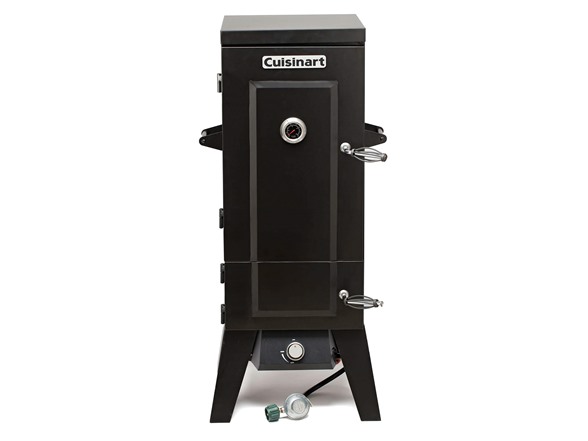 Cuisinart COS-244 Vertical Propane Smoker with Temperature & Smoke Control, Four Removable Shelves, 36", Black