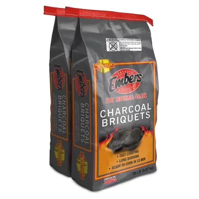 20 lbs. Twin Pack Charcoal Briquets