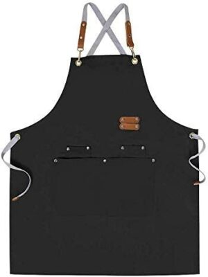 canvas grilling apron