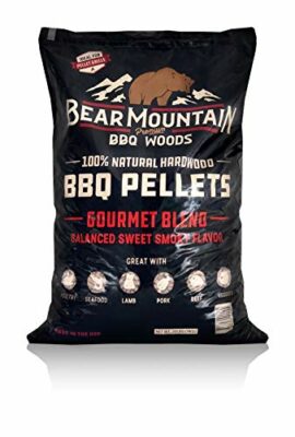 BEAR MOUNTAIN Premium BBQ WOODS FB99 All-Natural Hardwood Smoky Gourmet Blend BBQ Smoker Pellets for Outdoor Grilling, 40 lbs