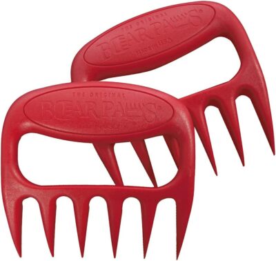 Bear Paws Meat Claws - The Original Meat Shredder Claws, USA Made - Easily Lift, Shred, Pull and Serve Meats - Ultra-Sharp, Ideal Meat Claws for Shredding Pulled Pork, Chicken, Beef and Turkey