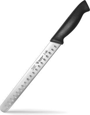 Humbee Chef Carving Knife With Granton Edge Cusine Pro Chef Carving Knife 10 inch NSF Certified