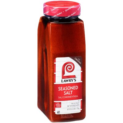 Lawry's Seasoned Salt, 40 oz - One 40 Ounce Container of All-Purpose Seasoned Salt Made with Perfect Blend of Paprika, Celery, Turmeric, Garlic, Salt and Other Spices