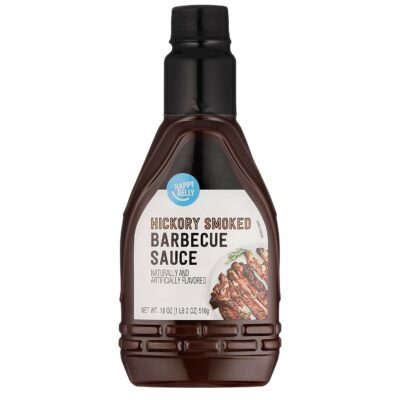 Amazon Brand - Happy Belly Hickory Smoked BBQ Sauce, 18 Oz
