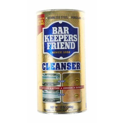 Bar Keepers Friend Powdered Cleanser 12-Ounces (1-Pack) (Packaging May Vary) 