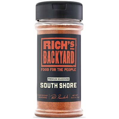 South Shore Vegetable & Seafood Seasoning & Rub by Rich’s Backyard, 5oz - Natural, Flavorful & Versatile Blend by Certified Master Chef - Perfect for Cooking Like a Pro 
