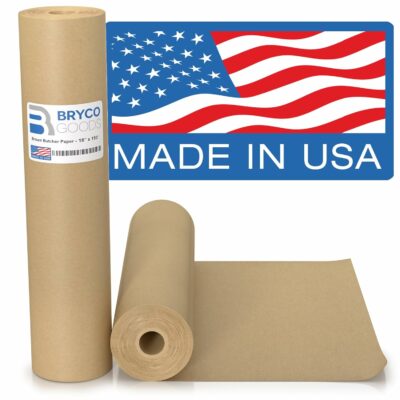 Brown Butcher Paper - 18" x 150' - Butcher Paper Roll for Wrapping & Smoking Meat - Unwaxed, Unbleached, Durable Food Grade Brown Paper Roll - Brown Kraft Paper Roll for BBQ & Grill